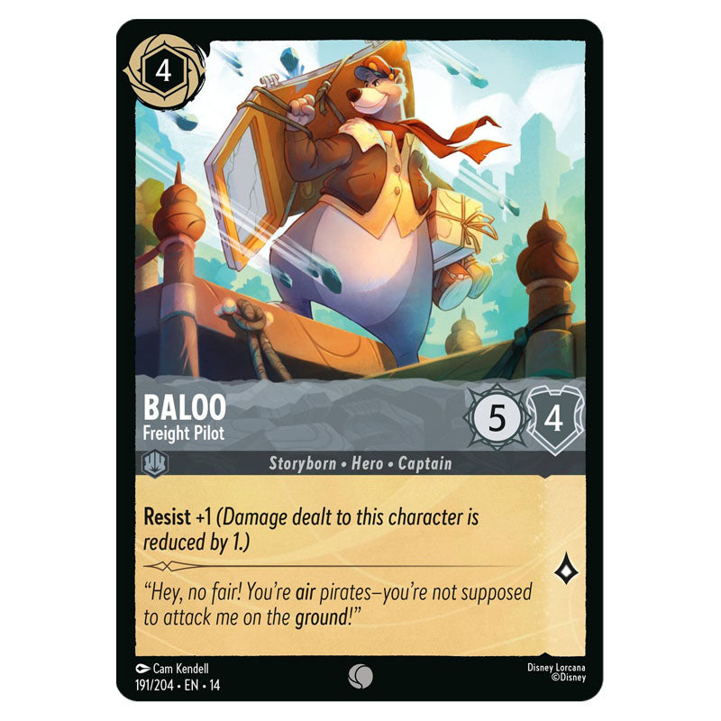Baloo - Freight Pilot 191/204 Non-Foil – English card front