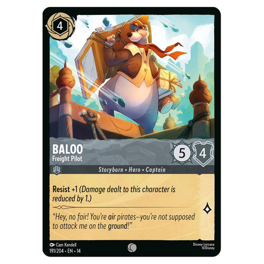 Baloo - Freight Pilot 191/204 Non-Foil – English card front