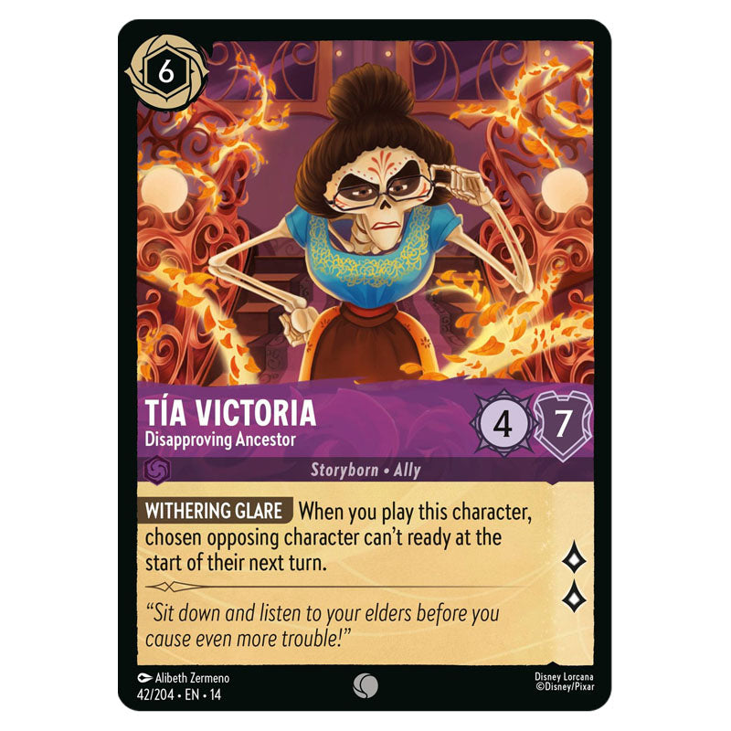 Tía Victoria - Disapproving Ancestor 042/204 Non-Foil – English card front