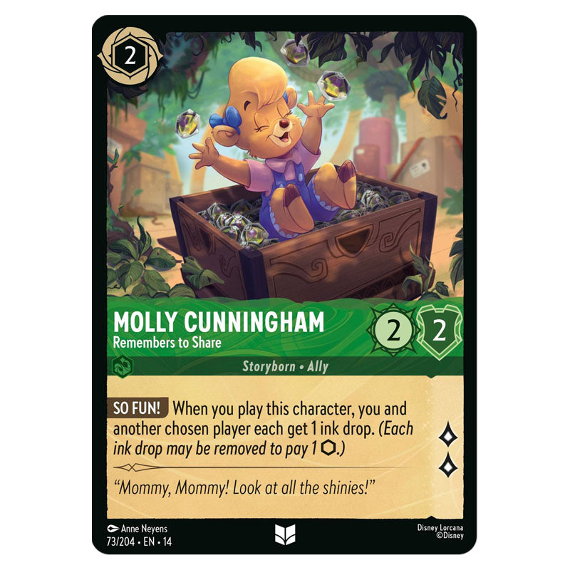 Molly Cunningham - Remembers to Share 073/204 Non-Foil – English card front