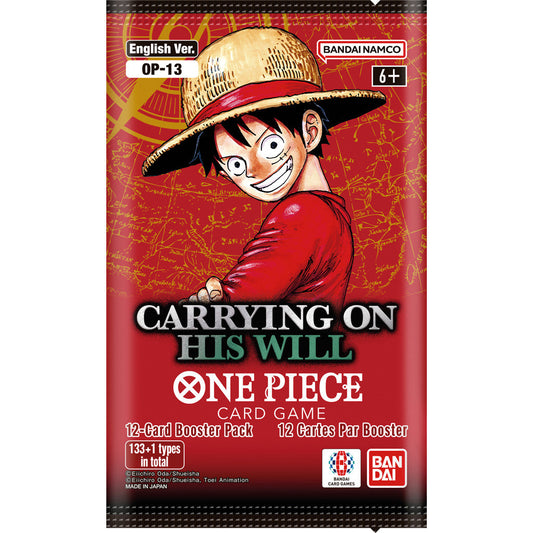 English One Piece Card Game OP-13 Booster Pack (12 Cards)
