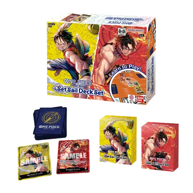 One Piece Card Game: Set Sail Deck Set (SD-01) — English packaging