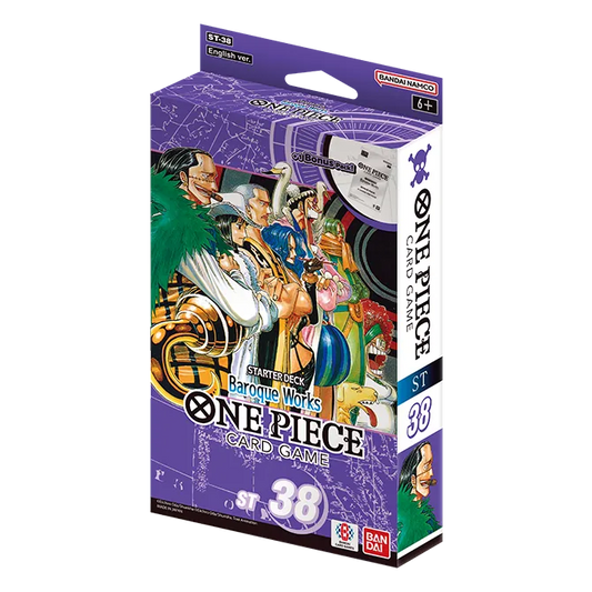 One Piece Card Game: Baroque Works — Starter Deck (ST-38) — English packaging