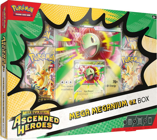 Pokémon TCG AH-MEGANIUM-EX sealed retail product packaging