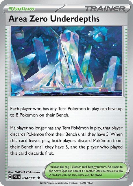 Area Zero Underdepths 094/131 – Pokémon Prismatic Evolutions card artwork