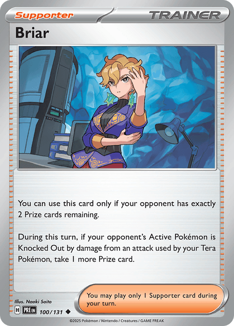 Briar 100/131 – Pokémon Prismatic Evolutions card artwork
