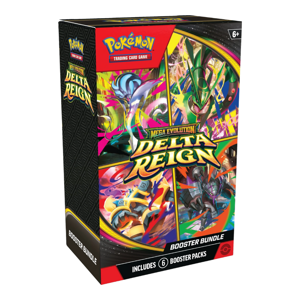 Pokémon TCG: Mega Evolution—Delta Reign Booster Bundle (6 Packs) | sealed English Pokémon trading card product