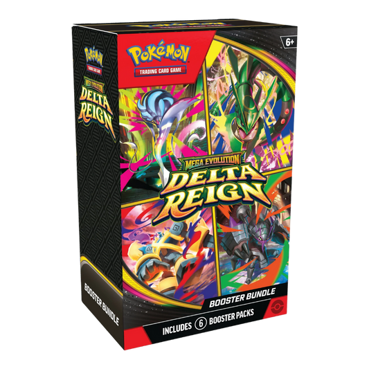 Pokémon TCG: Mega Evolution—Delta Reign Booster Bundle (6 Packs) | sealed English Pokémon trading card product