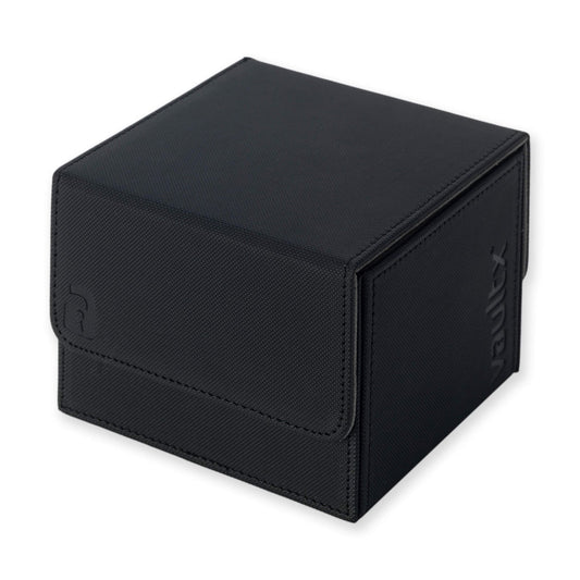 Vault X Exo-Tec 100+ Game Box Signature Black, closed front and side on white background