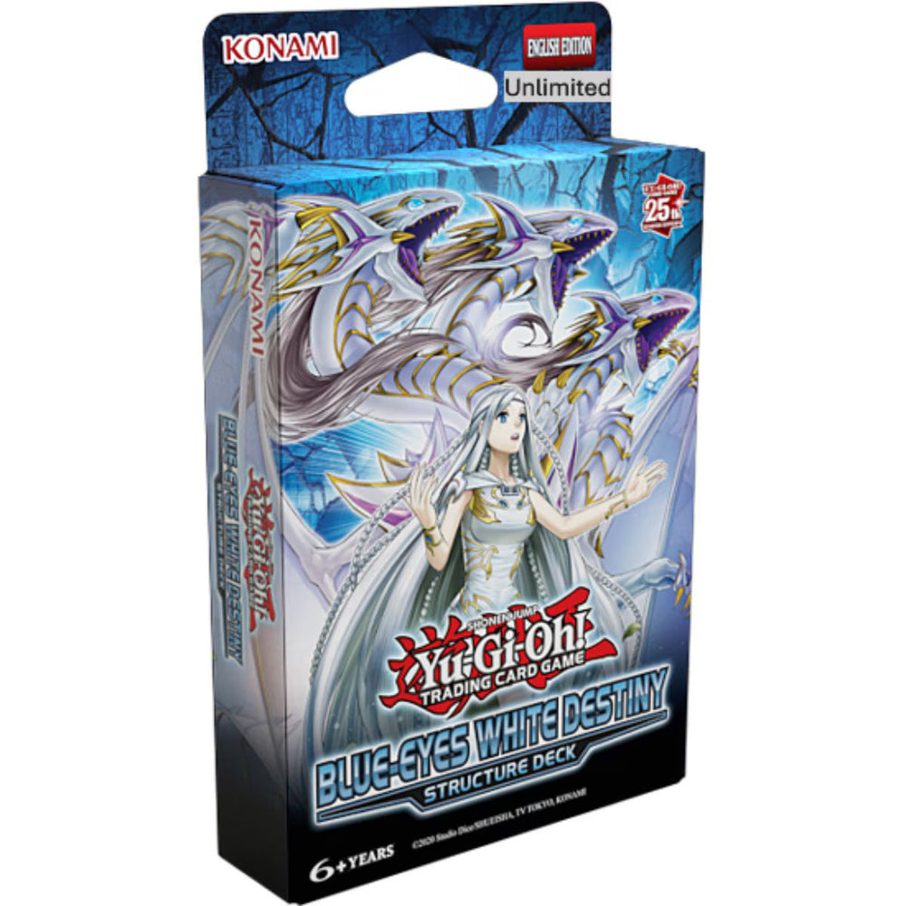 Yu-Gi-Oh Blue-Eyes White Destiny Unlimited Edition factory-sealed Structure Deck front